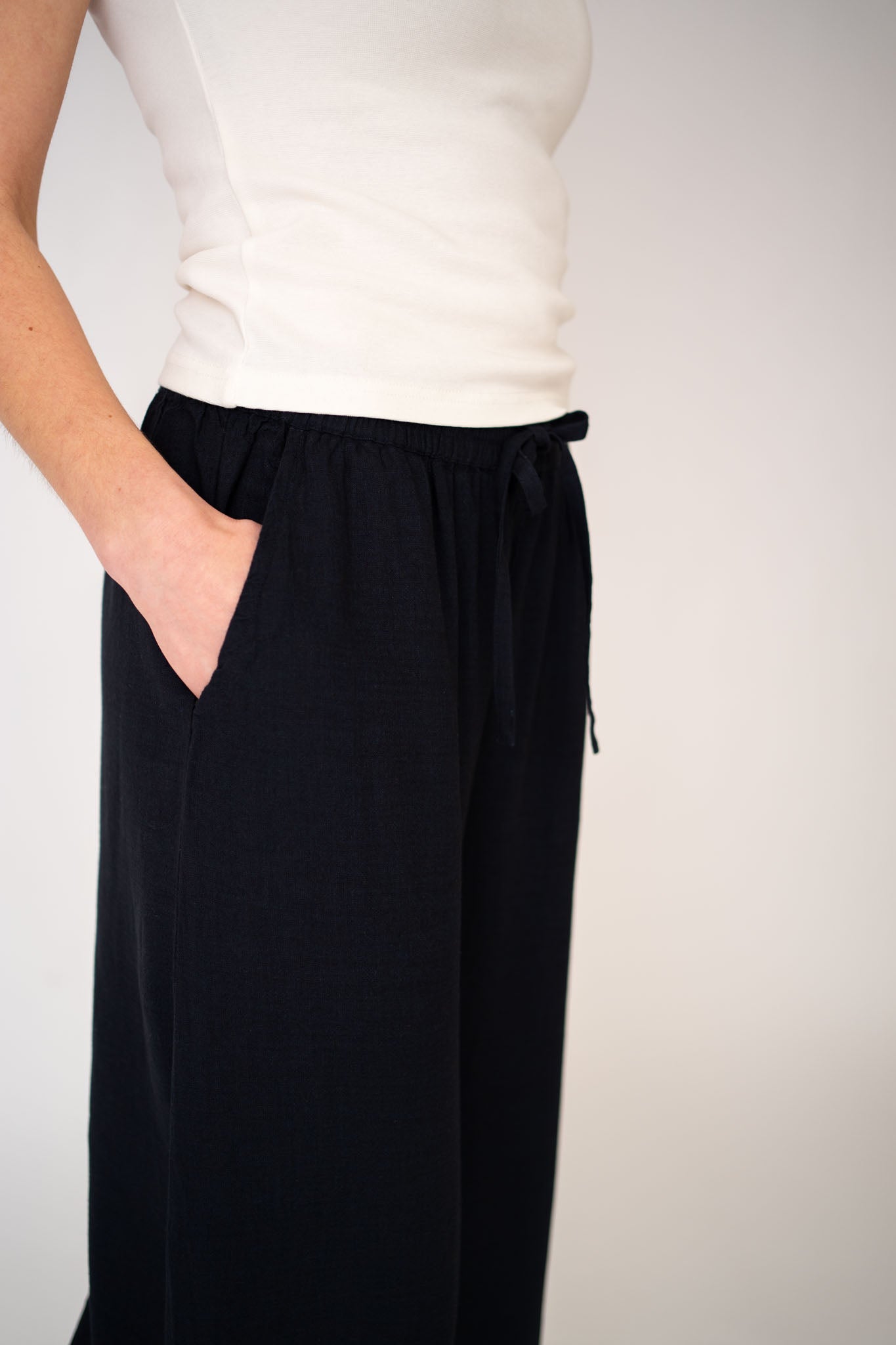 Linen EcoVero™️ Wide Leg Trousers