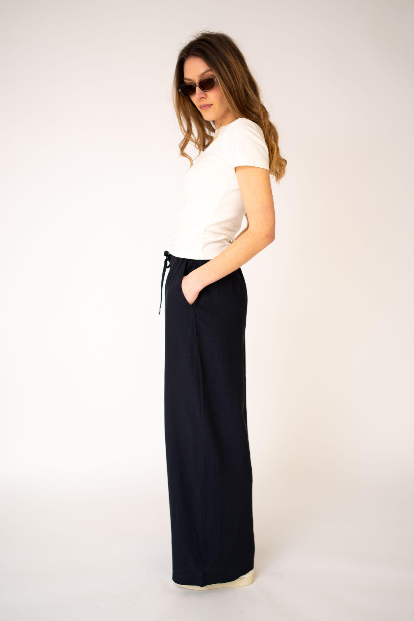 Linen EcoVero™️ Wide Leg Trousers