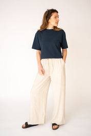 Linen EcoVero™️ Wide Leg Trousers