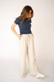 Linen EcoVero™️ Wide Leg Trousers