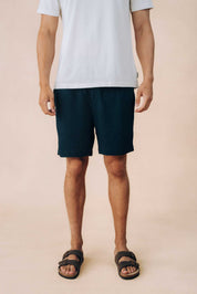 Relaxed Linen Blend Shorts