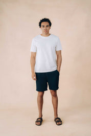 Relaxed Linen Blend Shorts