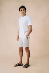Relaxed Linen Blend Shorts