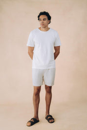 Relaxed Linen Blend Shorts