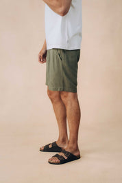 Relaxed Linen Blend Shorts
