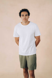 Relaxed Linen Blend Shorts
