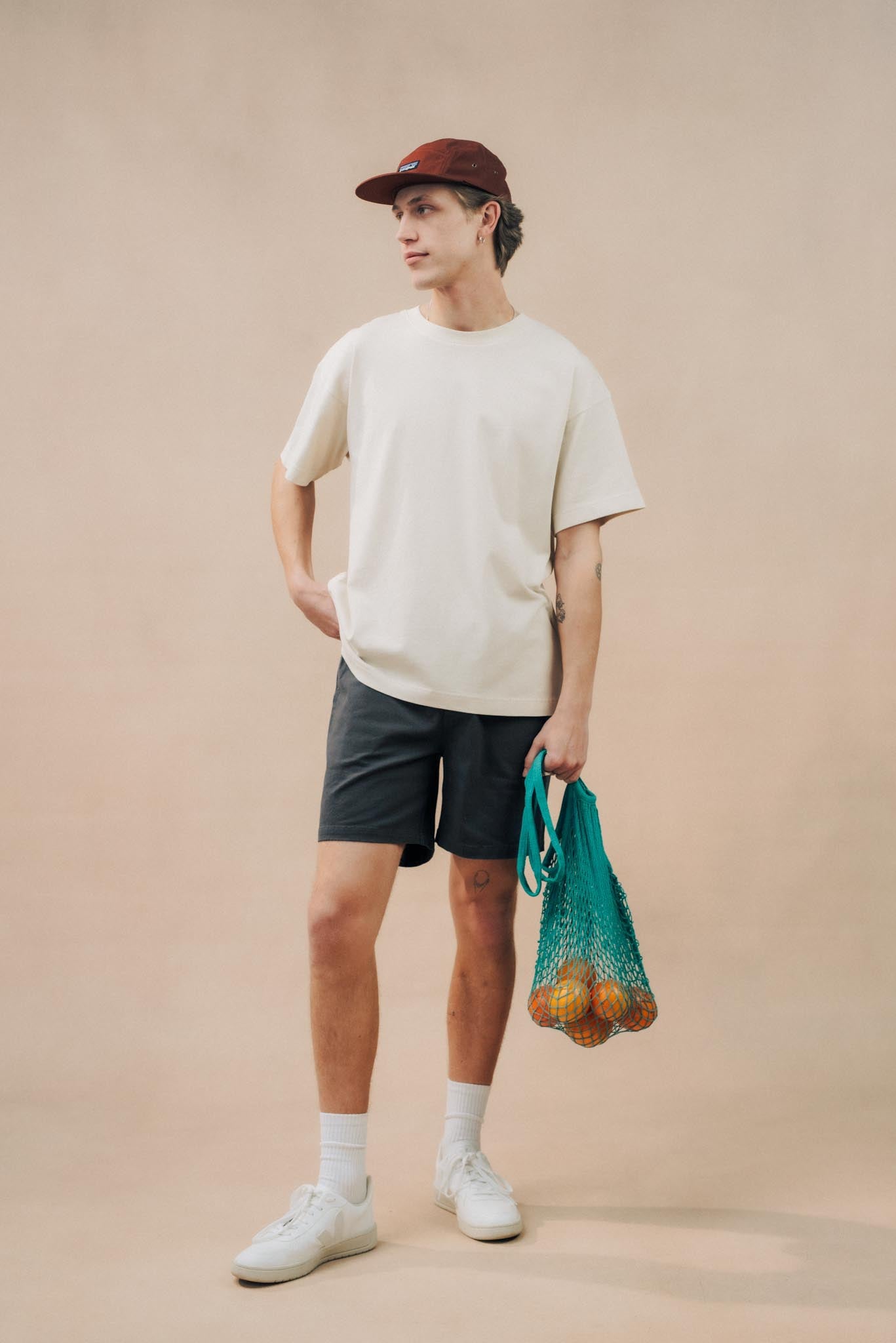 Relaxed Twill Shorts