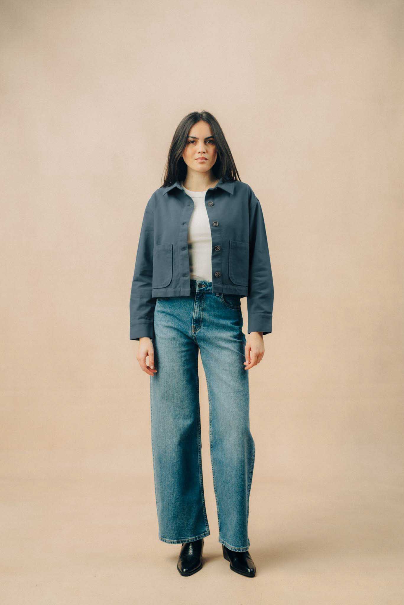 Boxy Canvas Jacket