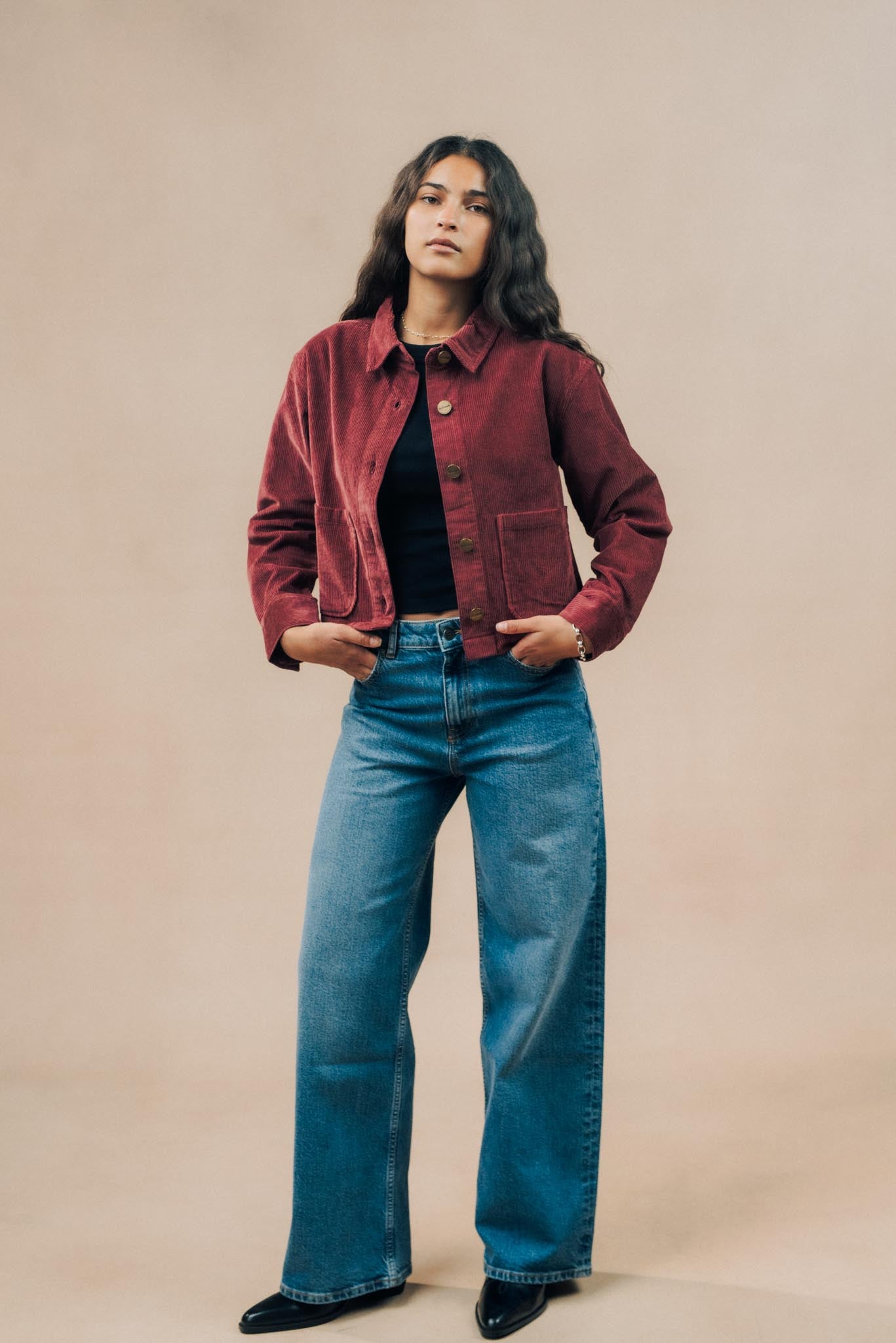 Boxy Corduroy Jacket