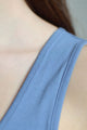 Charcoal Blue Classic Organic Cotton Tank Top Ethical & Sustainable
