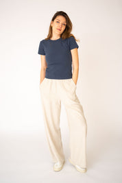 Fitted Micro Rib Organic T-shirt