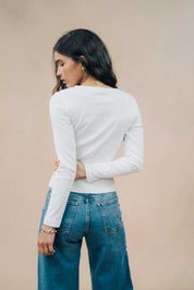 Ribbed Long Sleeve T-shirt