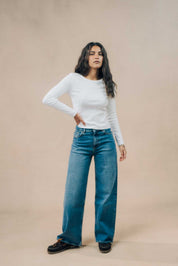 Ribbed Long Sleeve T-shirt