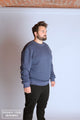 Ethical and Sustainable Heavyweight Organic Sweatshirt Denim Blue