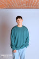 Ethical and Sustainable Heavyweight Organic Sweatshirt Teal