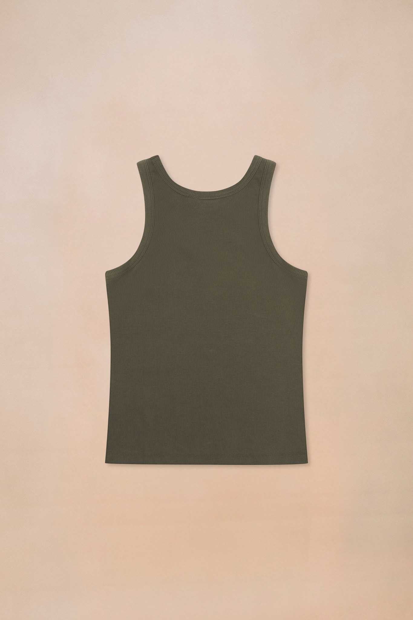 Ribbed Athletic Tank Top