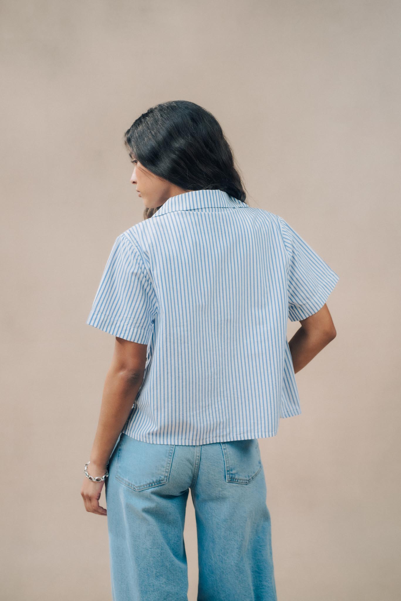 Striped Short PJ Set