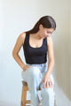 Black Classic Organic Cotton Tank Top Ethical & Sustainable