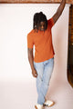 Men's Ethical & Sustainable Organic Cotton Rust T-shirt