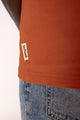 Men's Ethical & Sustainable Organic Cotton Rust T-shirt