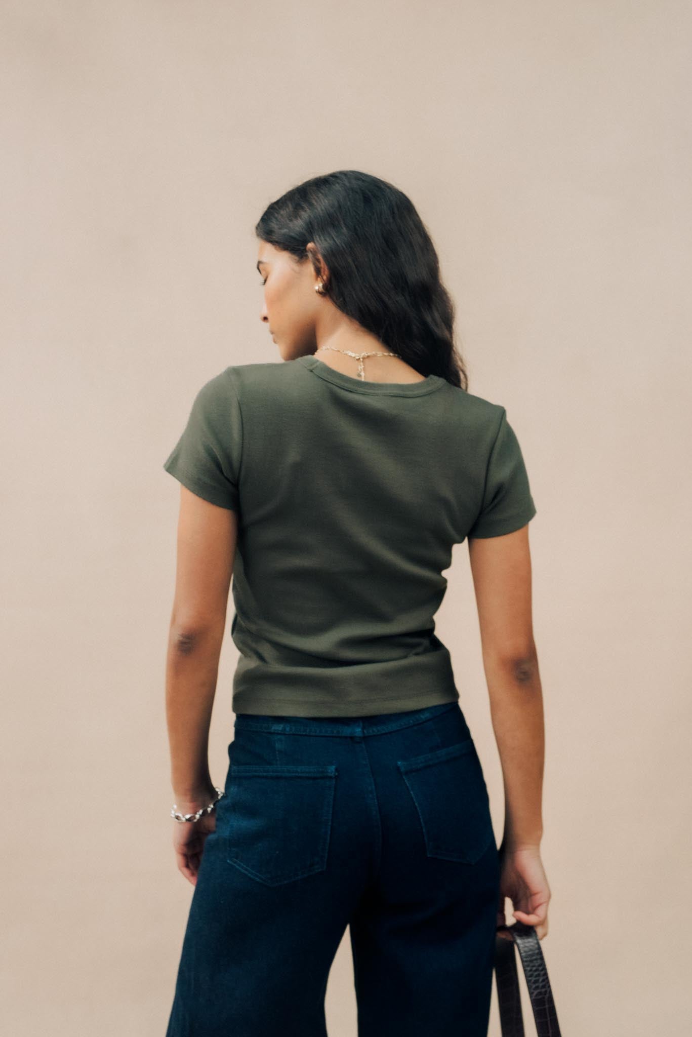 Ribbed T-shirt