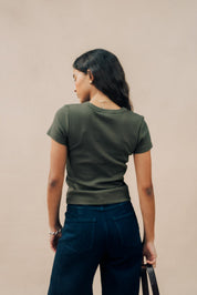 Ribbed T-shirt