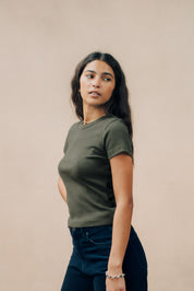 Ribbed T-shirt