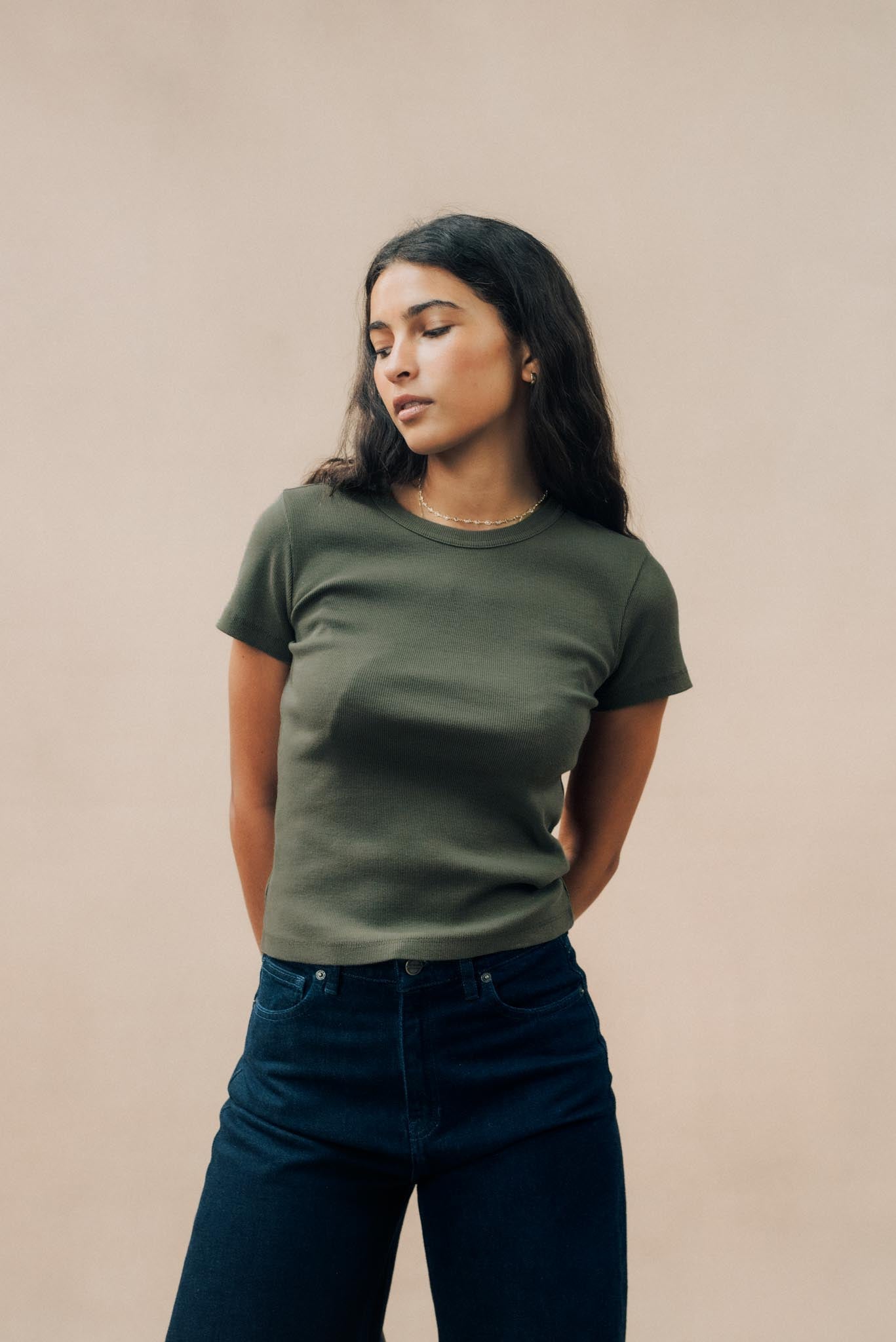 Ribbed T-shirt