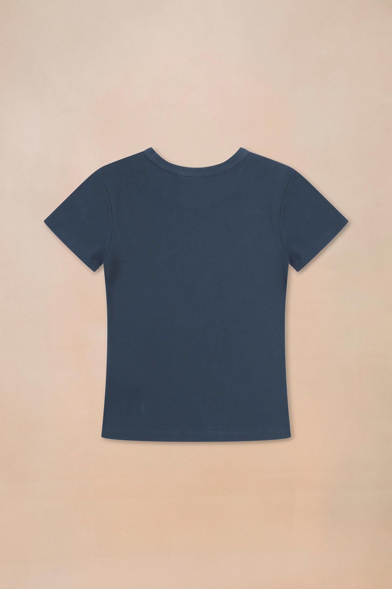 Ribbed T-shirt