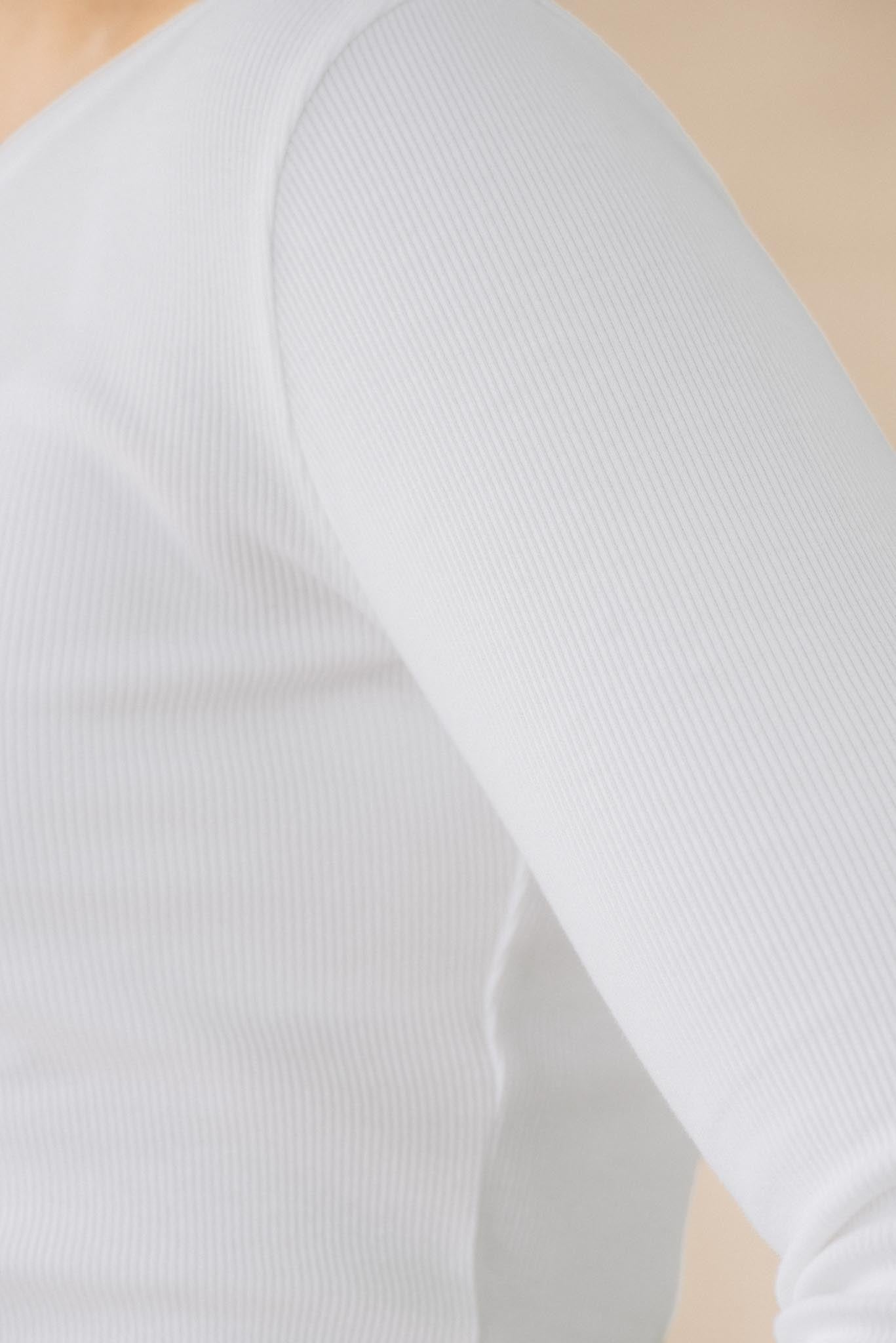 Ribbed Long Sleeve T-shirt
