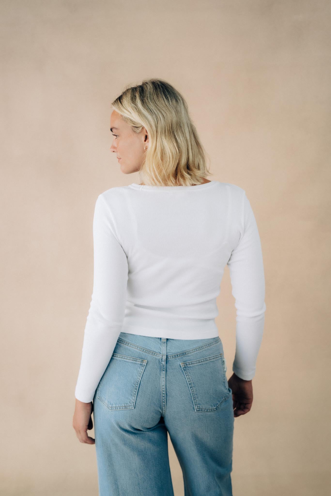 Ribbed Long Sleeve T-shirt
