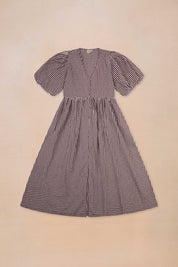 Puff Sleeve Midi Dress