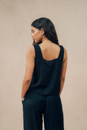 Linen EcoVero™️ Wide Leg Trouser