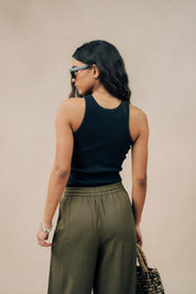 Ribbed Athletic Tank Top