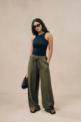 Linen EcoVero™️ Wide Leg Trouser