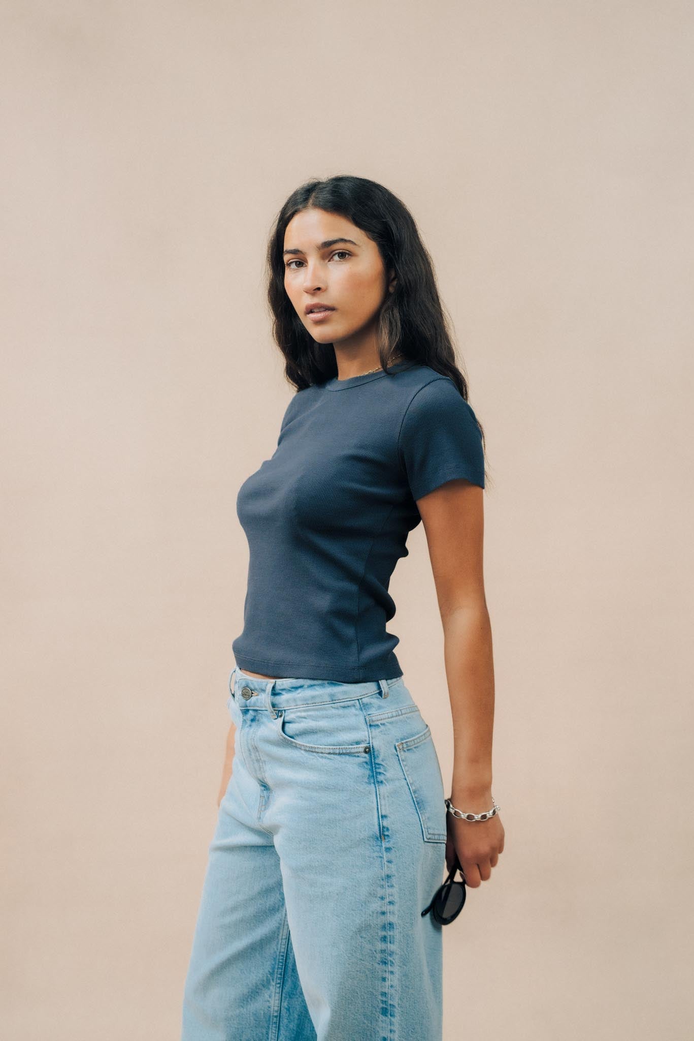 Ribbed T-shirt
