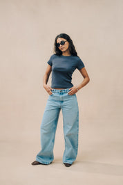 Ribbed T-shirt