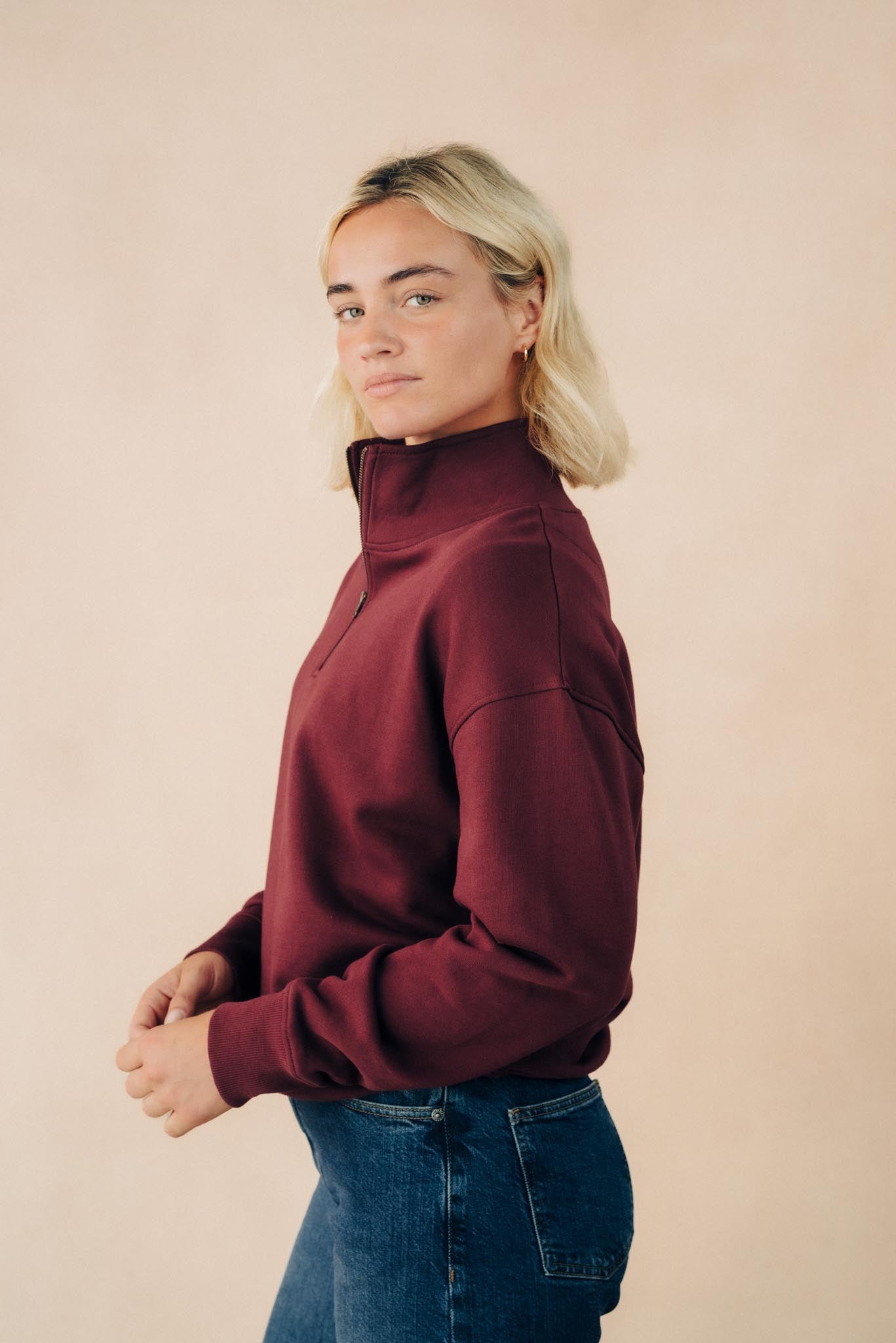 Unisex Quarter Zip Sweat