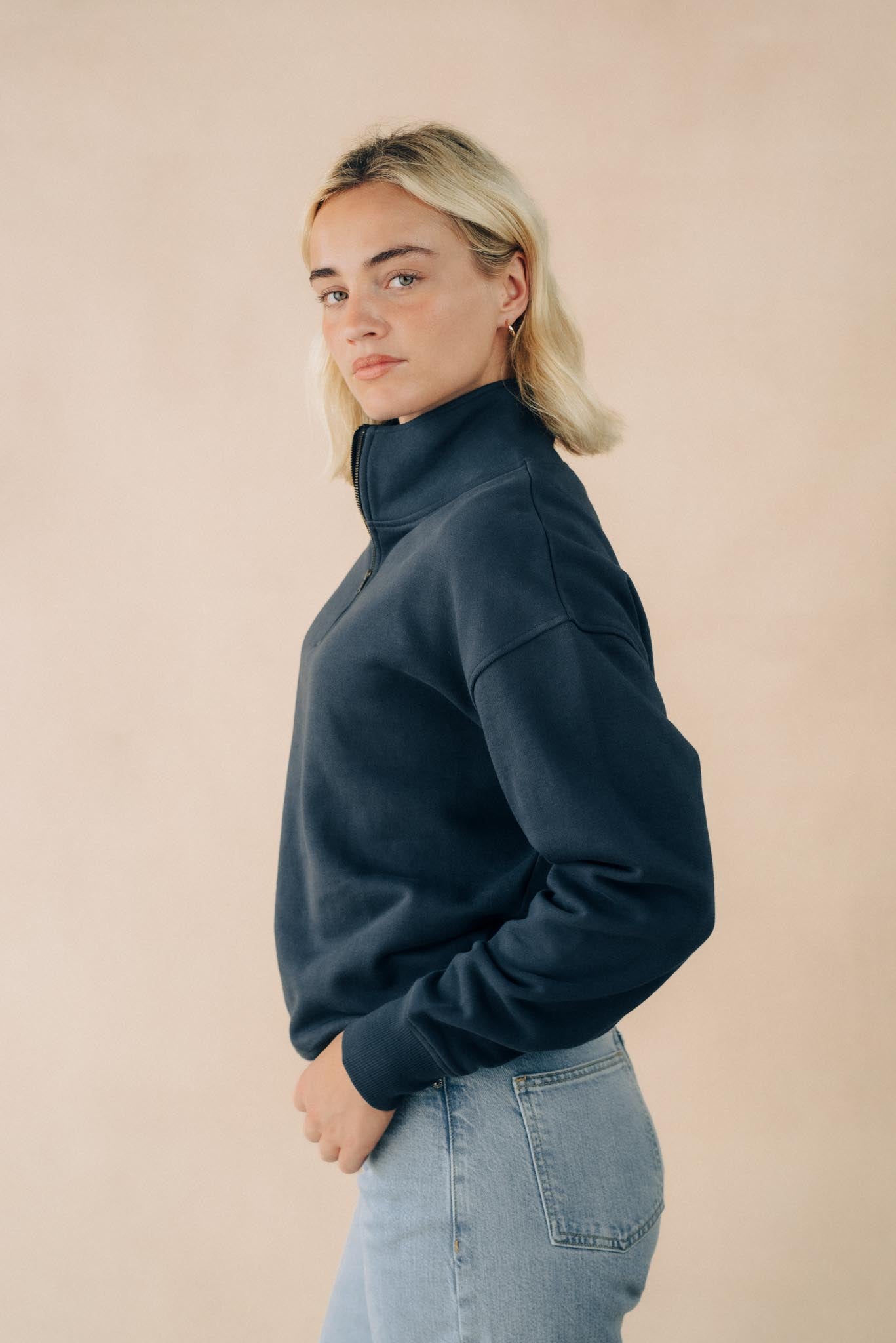 Unisex Quarter Zip Sweat