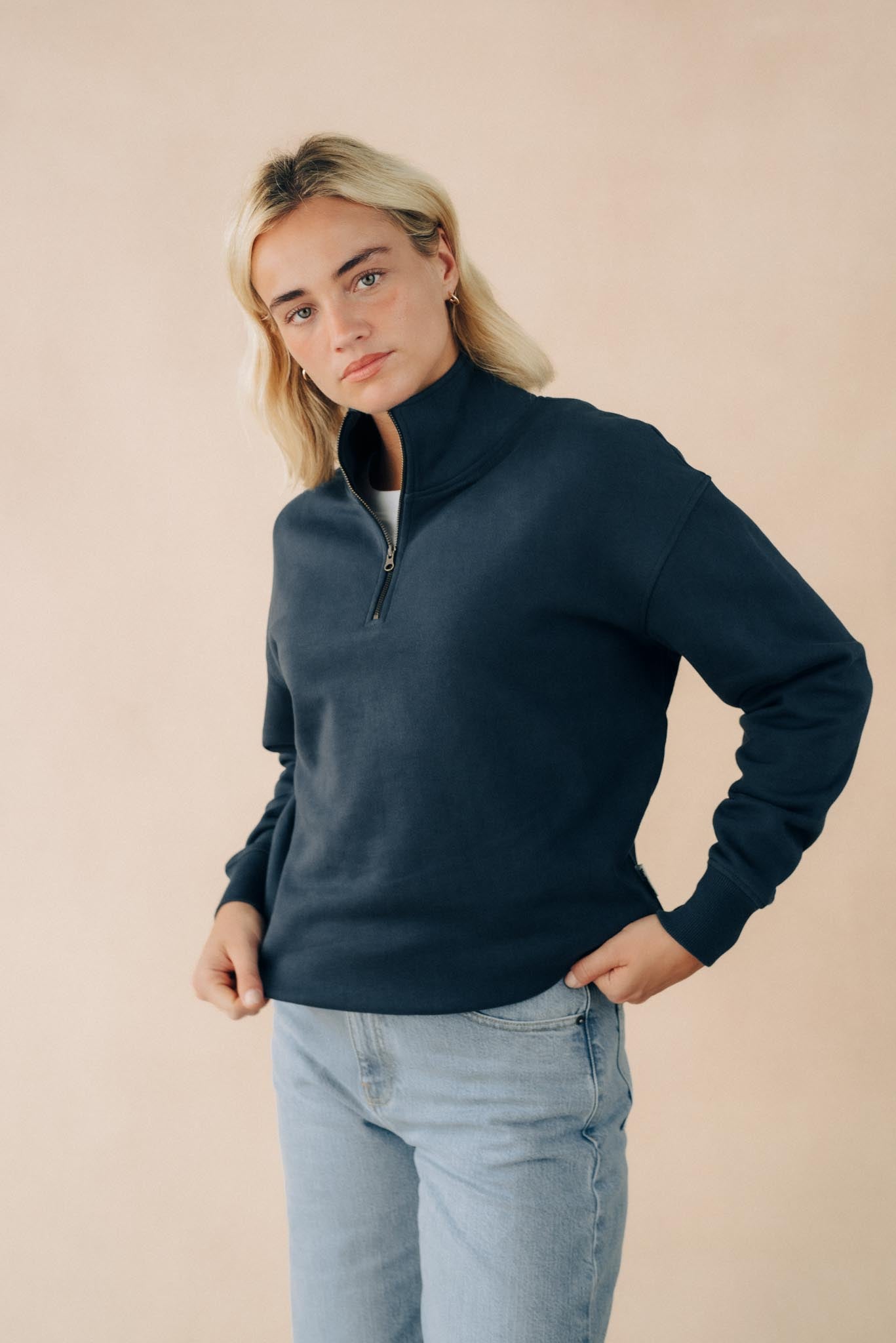 Unisex Quarter Zip Sweat