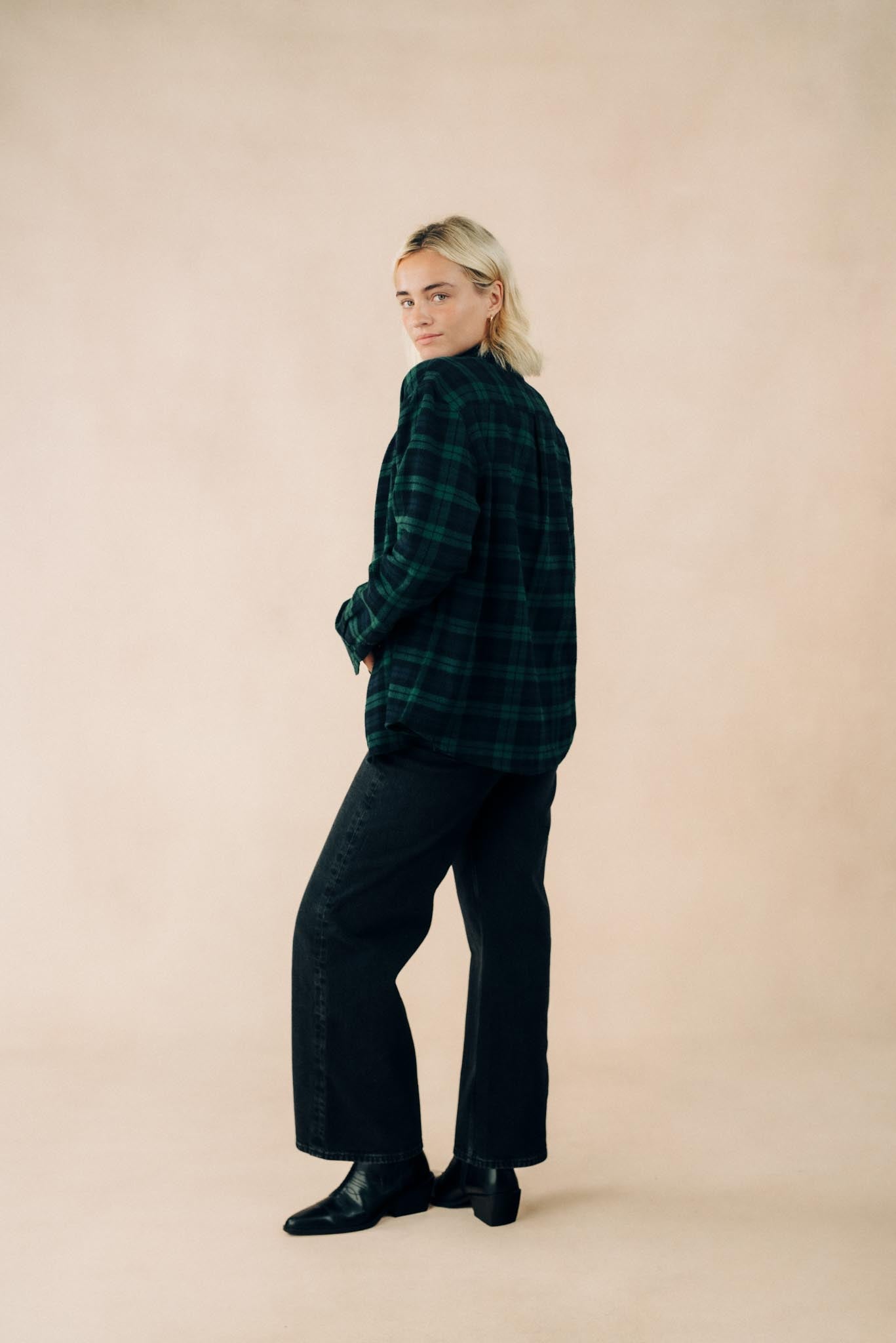 Unisex Relaxed Check Shirt