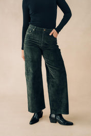 Cord Wide Leg Trousers