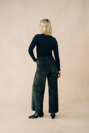 Cord Wide Leg Trousers