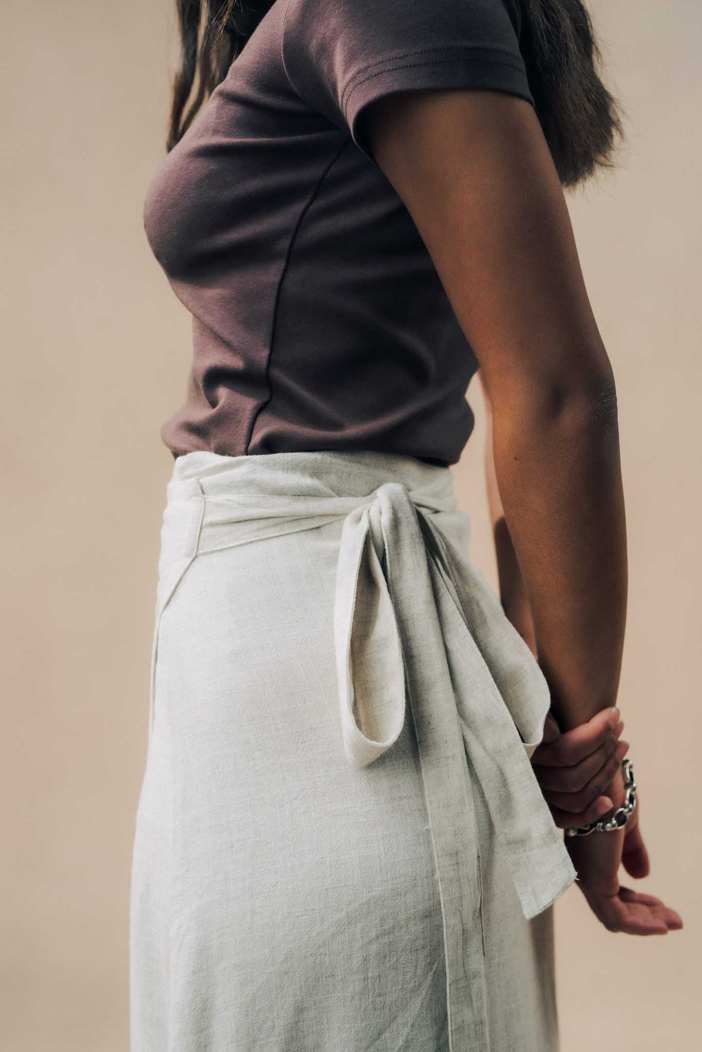 Linen EcoVero™️ Wrap Skirt