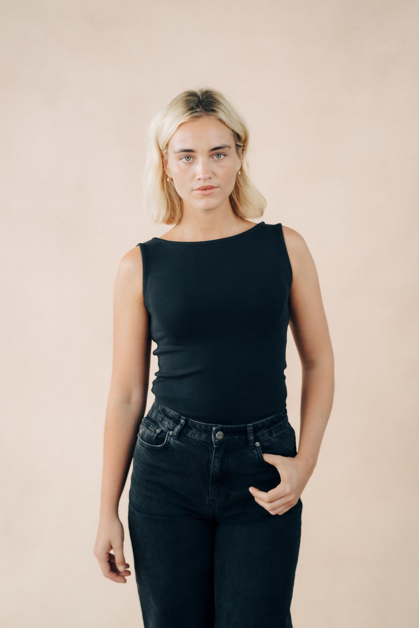 Boat Neck Vest