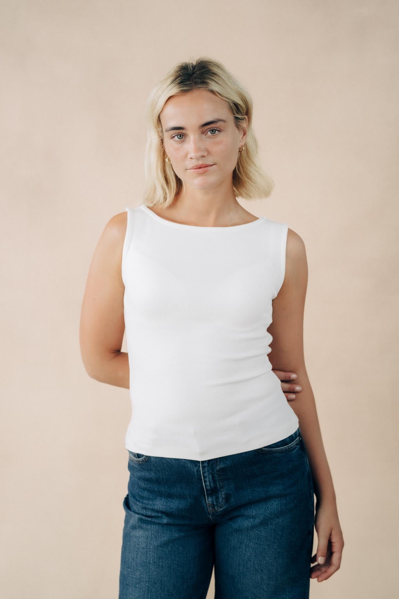 Boat Neck Vest