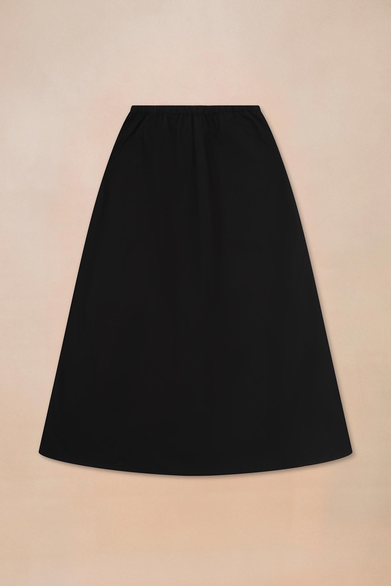 A-Line Midi Skirt