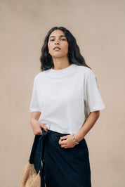 A-Line Midi Skirt