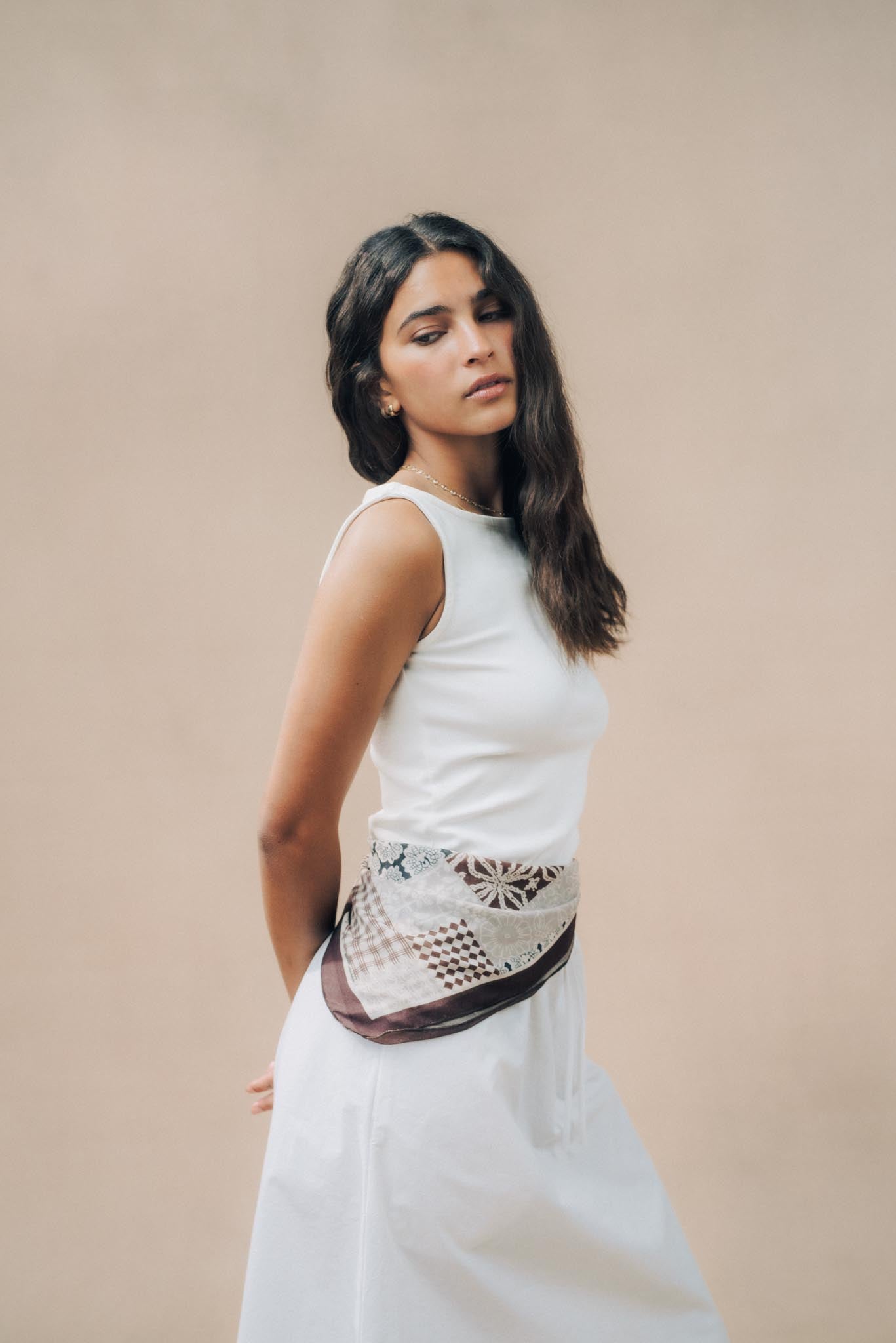 A-Line Midi Skirt