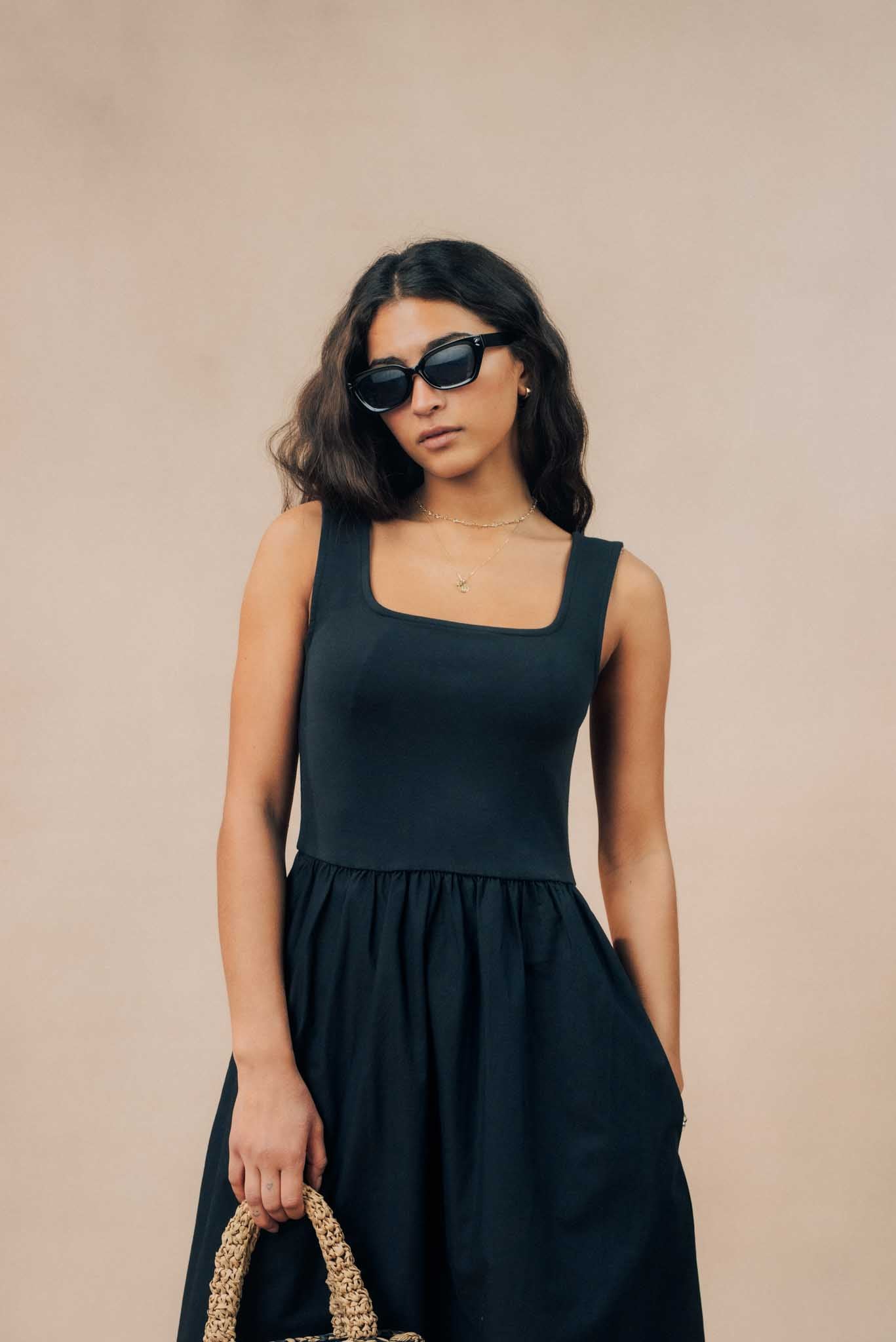 Square Neck Dress